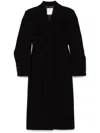 Sportmax Stretch Duster Coat In Technical Viscose In Black