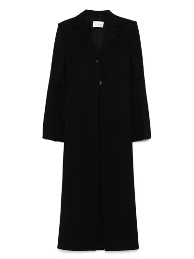 Sportmax Aramisi Mini Overcoat With Button Fastening For Women In Black