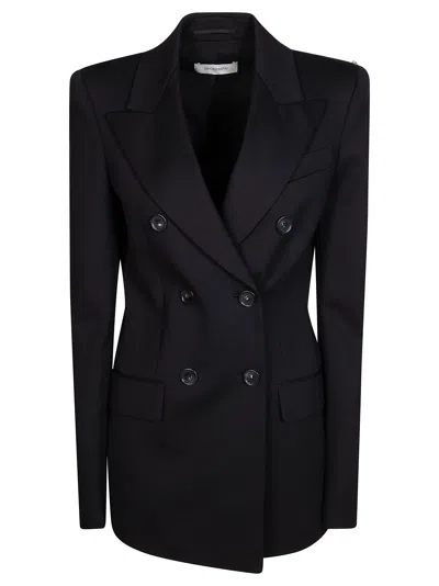 Sportmax Arco Structured Double Breasted Blazer In Black