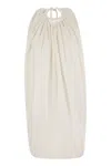 Sportmax Arizona Open Back Sleeveless Mini Dress In White