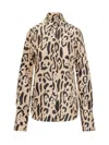 Sportmax Armony Animal Patterned Long-sleeved Shirt