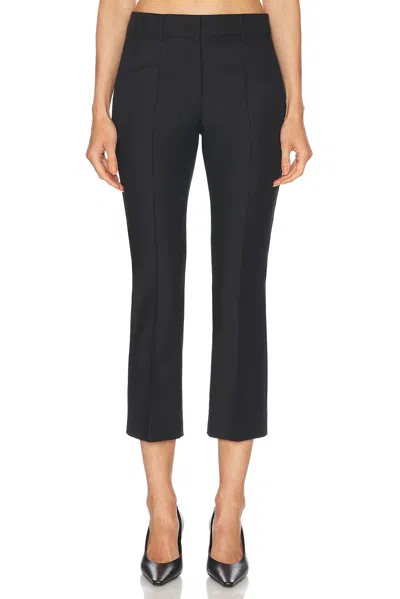 Sportmax Tapered-leg Concealed-fastening Trousers In Black