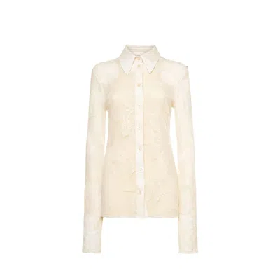 SPORTMAX ASTI LACE UP DOUBLE LAYER SHIRT