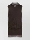 Sportmax Empoli Black Dress In Brown