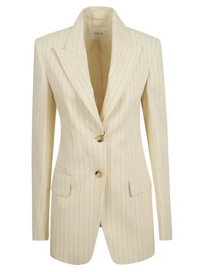 Sportmax Aversa Blazer In Neutrals