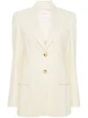 Sportmax Single-breasted Two-button Jacket In Neutrals