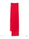 Sportmax Avocado Scarf In Red