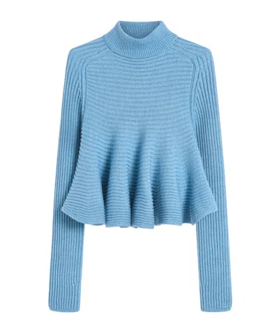 Sportmax Babydoll Sweater In Blue