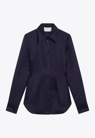 SPORTMAX BACINO LONG-SLEEVED FITTED SHIRT