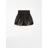 Sportmax Elastic Waist Shorts In Black