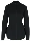 Sportmax Cardigan With Collared Design And Long Sleeves In Blue
