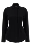 Sportmax Cardigan With Collared Design And Long Sleeves In Black