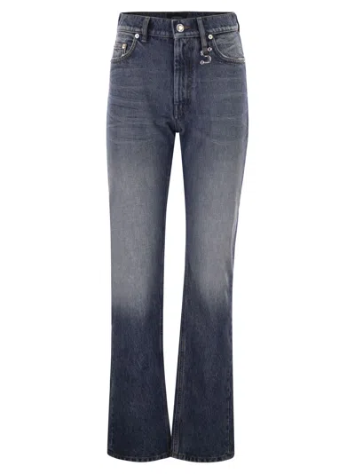 Sportmax Baita Low Rise Jeans In Blue