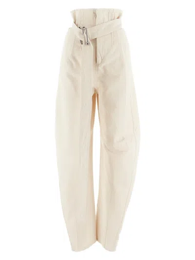 Sportmax Balloon Jeans In Beige