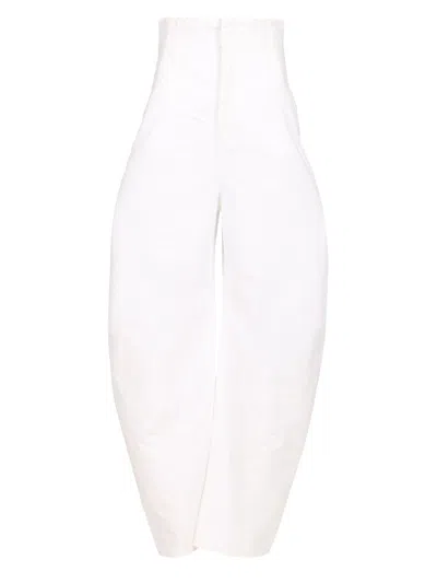 Sportmax Balloon Trousers White