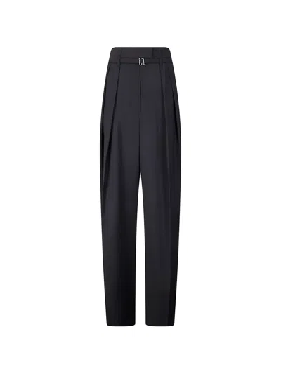 Sportmax Bautta Pleated Trousers In Black