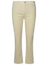 Sportmax Nilly Cotton Denim Jeans Women In Gold