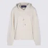 Sportmax Hooded Sweatshirt Kangaroo Pocket In White