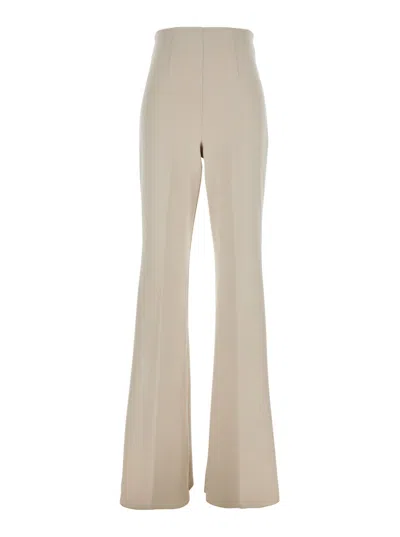 Sportmax Beige Regular Flared Pants In Neutral