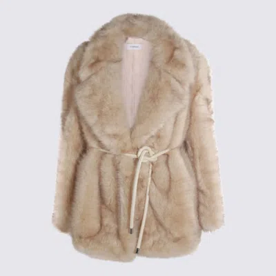 SPORTMAX BEIGE ROSARIA COAT