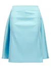 Sportmax Beira Bustled Skirt In Blue