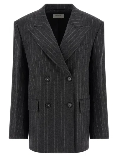 Sportmax Belford1234 Blazer In Gray