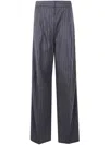 Sportmax "belgium1234" Classic Trousers Clothing In Gold