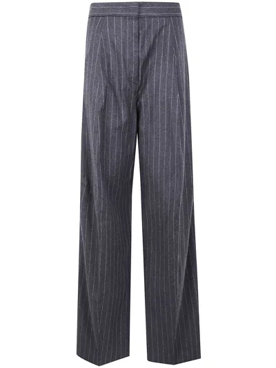 Sportmax "belgium1234" Classic Trousers Clothing In Gold