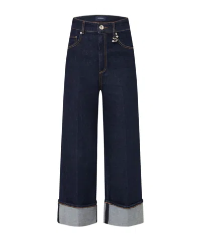 Sportmax Belt Loop Jeans In Blue