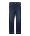 Sportmax Perfect Fit Stretch Denim Crop Jeans In Blue