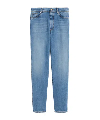 Sportmax Belt Loop Jeans In Blue