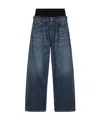 Sportmax Belt-loop Jeans In Blue