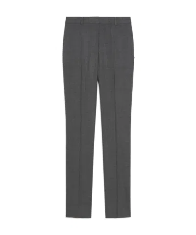 Sportmax Belt-loop Wool Casual Pants In Black