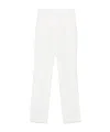 Sportmax Belt Loops Slacks In White