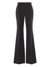 Sportmax Belt-loops Trousers In Brown
