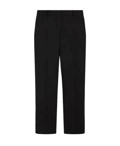 Sportmax Belt Ring Casual Pants In Black