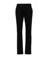 Sportmax Jersey Trousers With Back Pockets And Belt Loops In Black