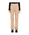 Sportmax Belt Ring Casual Pants In Nude