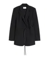 Sportmax Belted Blazer In Black