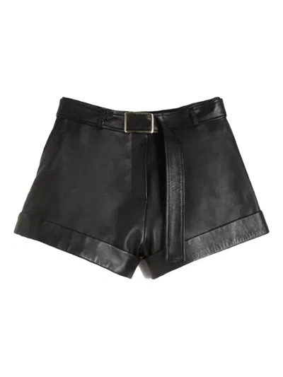 Sportmax Black Spxvasaio Shorts
