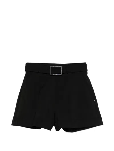 Sportmax Belted Shorts In Black