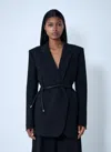 Sportmax 'glassa' Blazer In Black