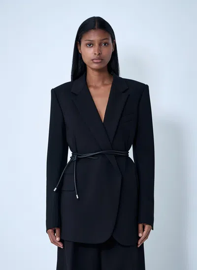 SPORTMAX BELTED SINGLE-BREASTED BLAZER