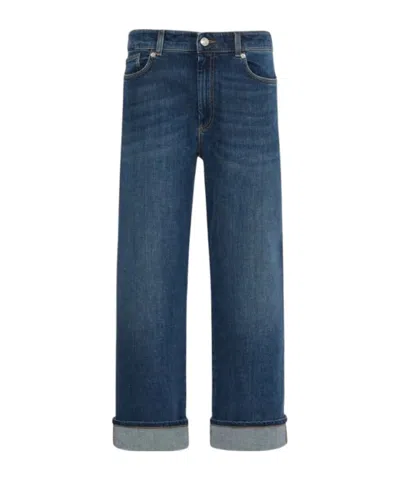 Sportmax Belt-loop Jeans In Blue