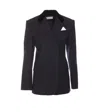 Sportmax Bino Wool Blazer In Blue