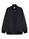Sportmax 'agape' Bomber Jacket In Black