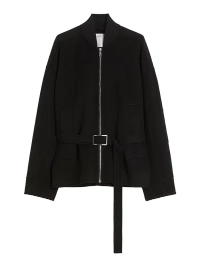 SPORTMAX BLACK AGORA BOMBER