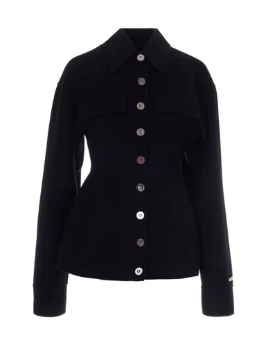 Sportmax Black Arena Wool Jacket
