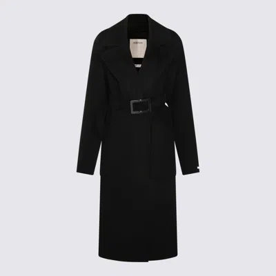Sportmax Black Cashmere Coat