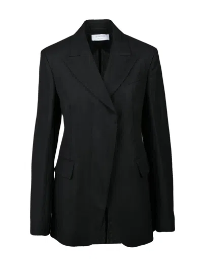 Sportmax Black Cera Giacca Viscose Linen Jacket